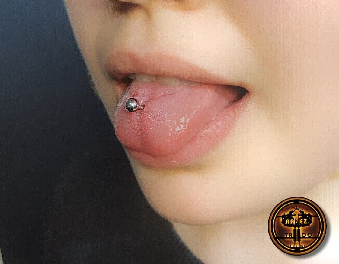 dil piercing bakımı